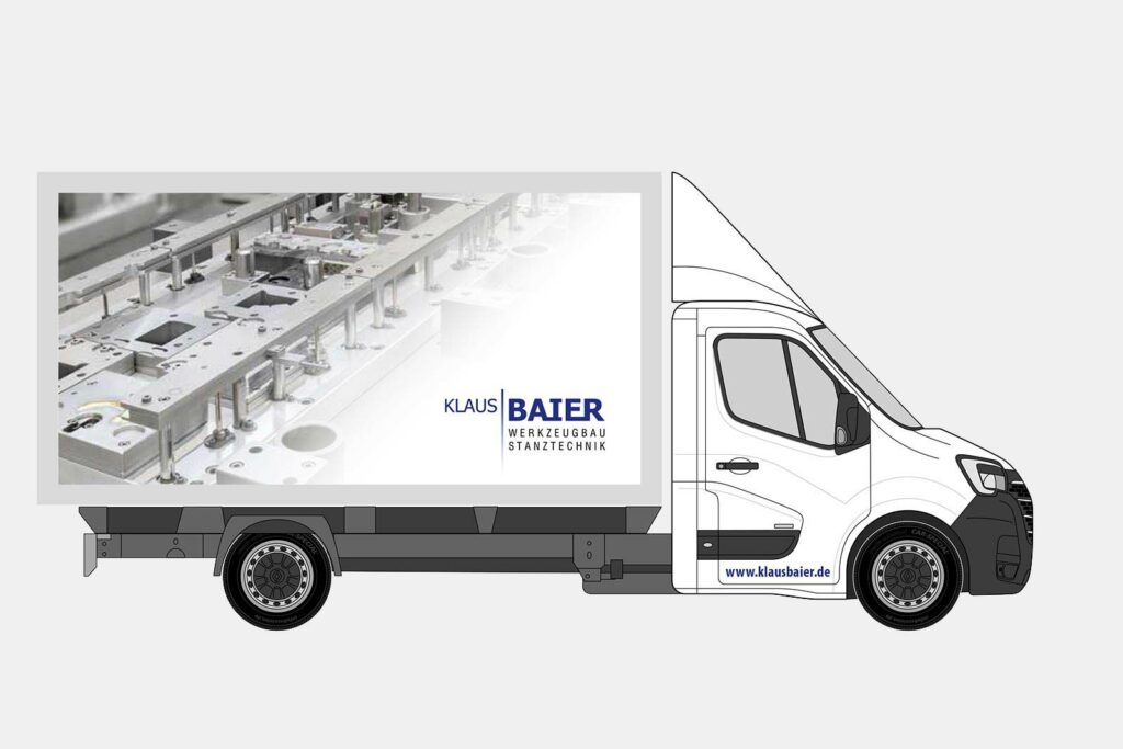 Fahrzeugbeschriftung Klaus Baier